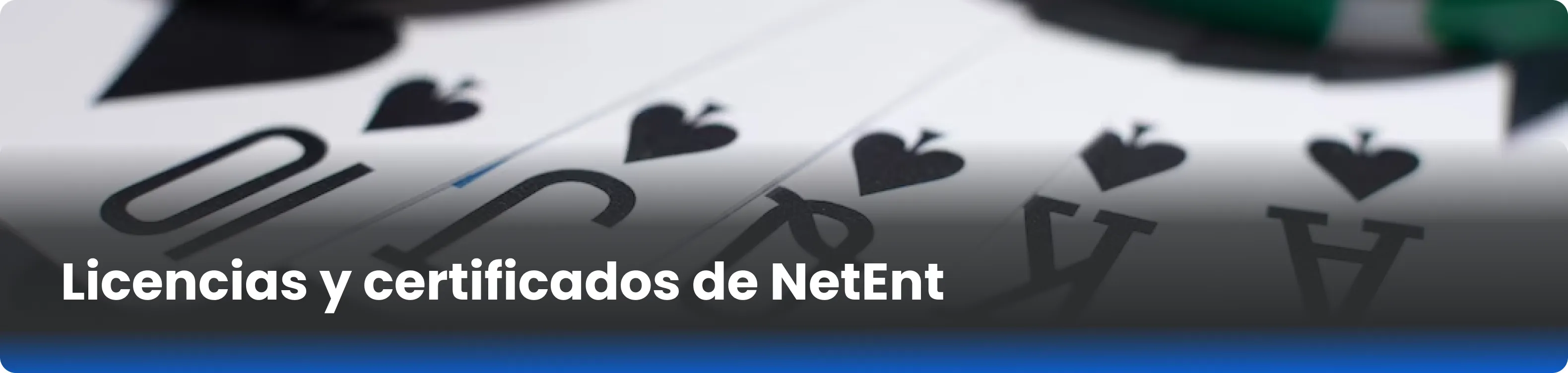 Licencias y certificados de NetEnt 