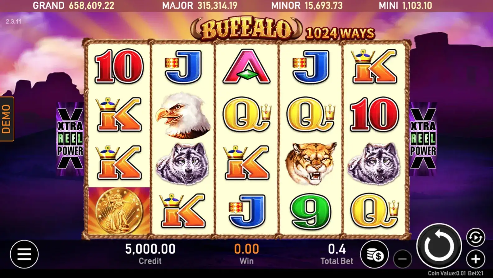 Buffalo tragamonedas