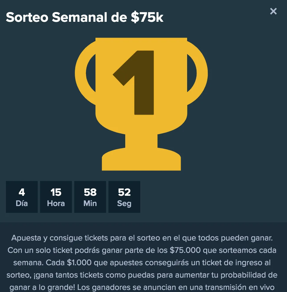 Sorteo Stake