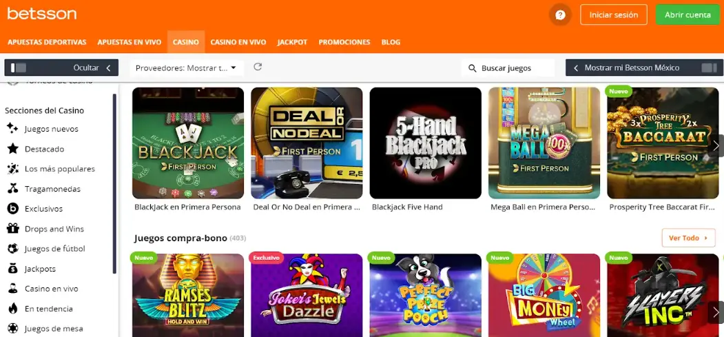 apps casinos Argentina Betsson