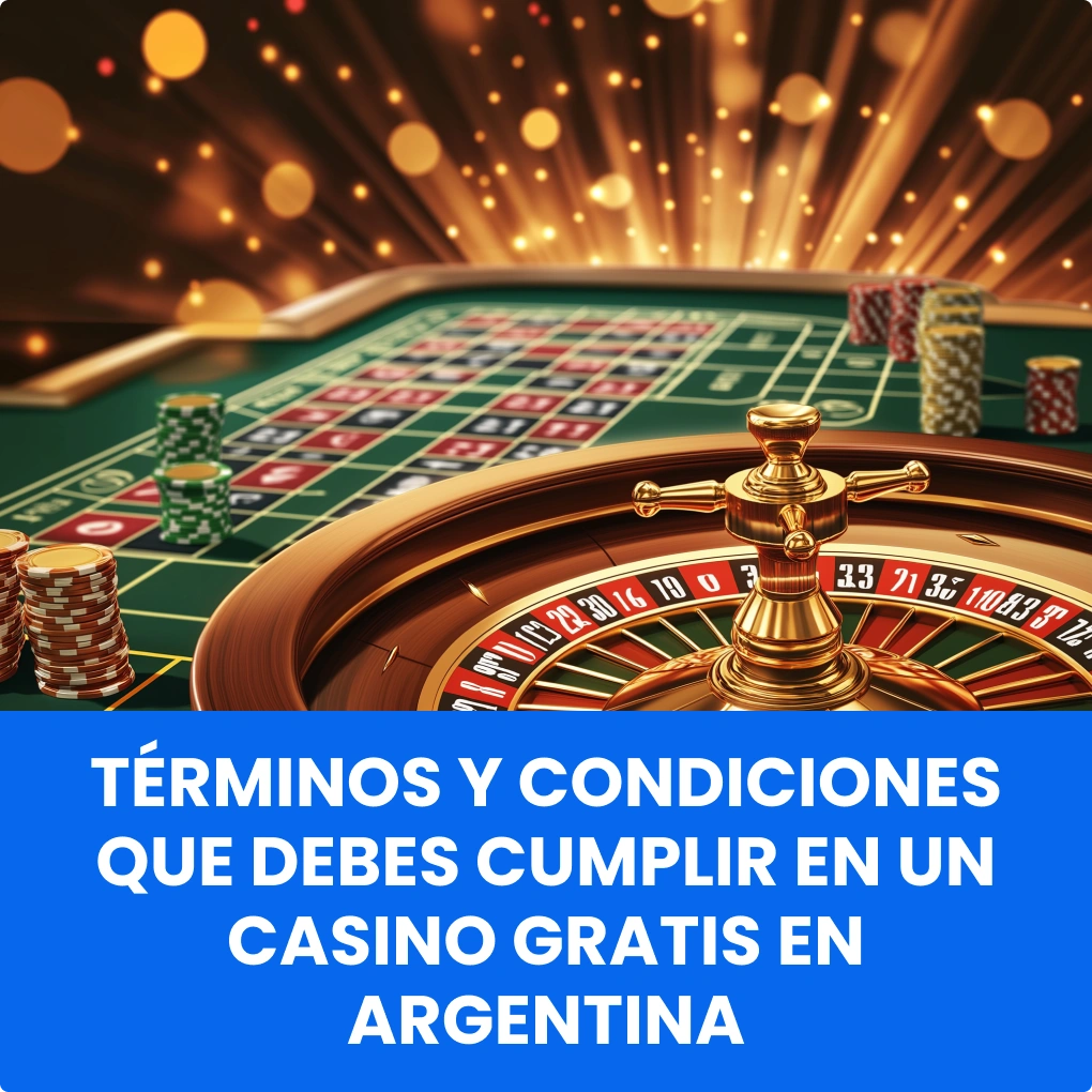 Términos y condiciones que debes cumplir en un casino gratis en Argentina
